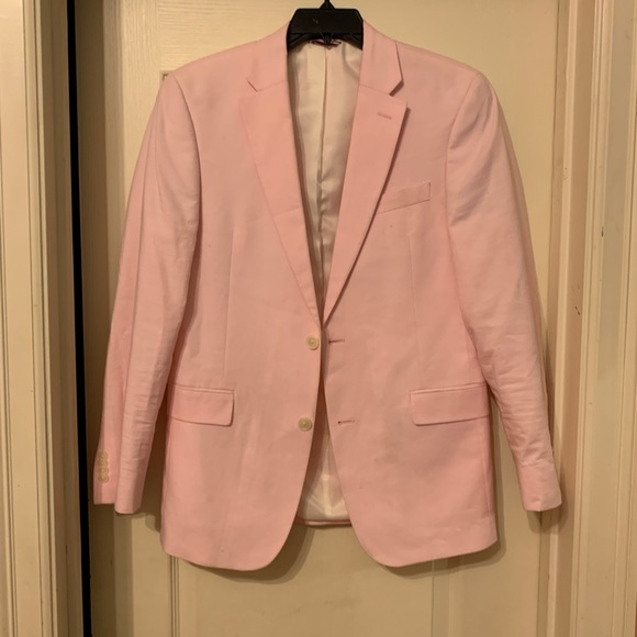 Mens Tommy Hilfiger pink sport coat